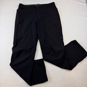 Outdoor Research Mens Black Hiking Pants Zip Pocket Straight Leg Size 33/30